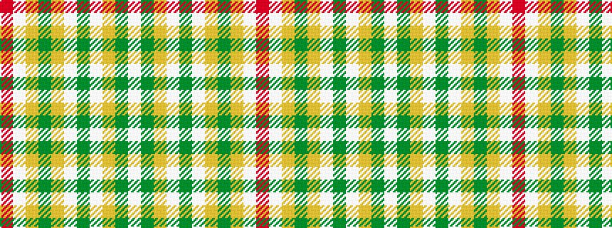 idealised woven sample of pattern RWYGYWGWYGW