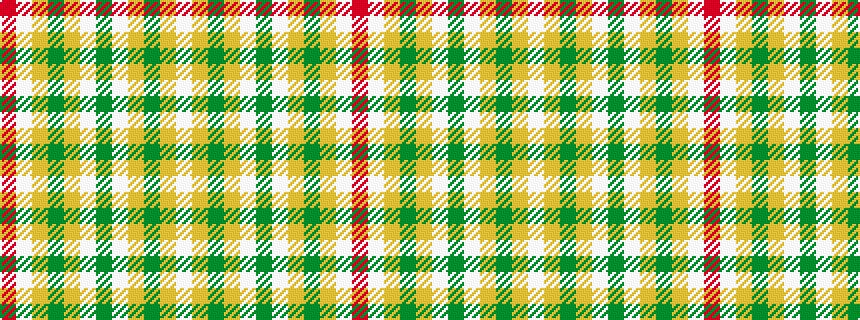 idealised woven sample of pattern RWYGYWGWYGYW
