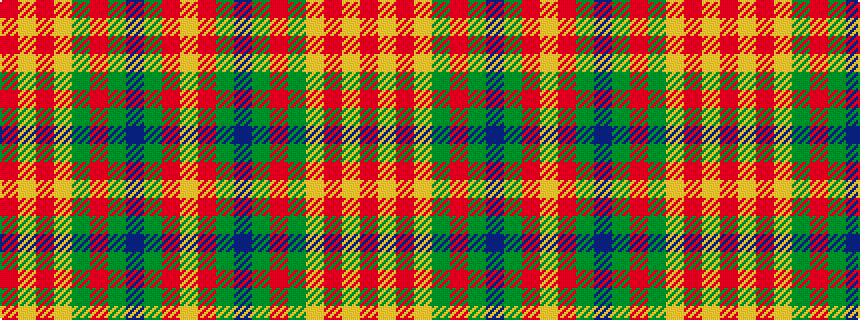 idealised woven sample of pattern RYRYGRGBGRY