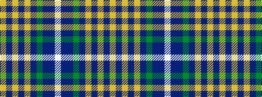 idealised woven sample of pattern WBBGBYBYBY