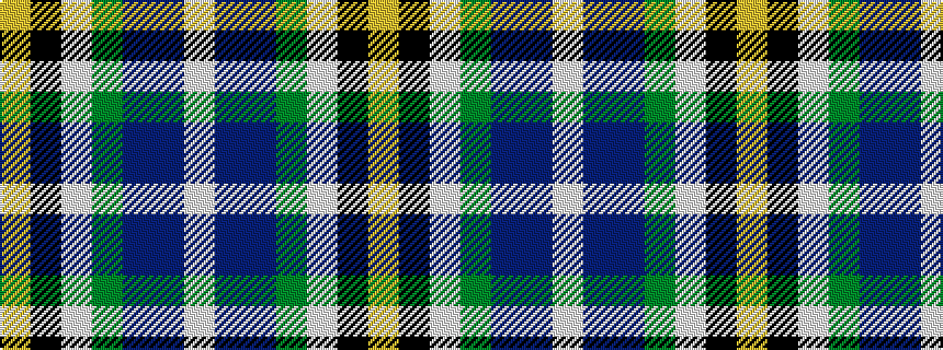 idealised woven sample of pattern WBBGWKY