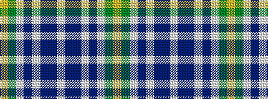 idealised woven sample of pattern WBBWBWGY