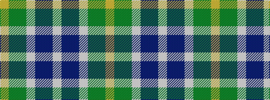 idealised woven sample of pattern WBBWGGY