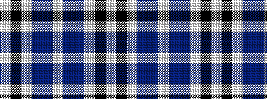 idealised woven sample of pattern WBBWKW