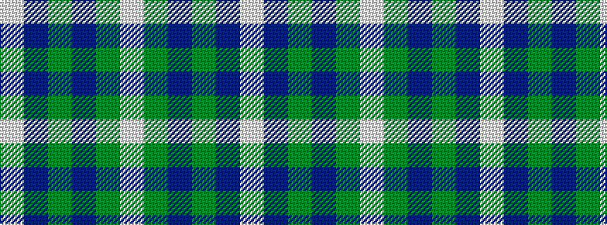 idealised woven sample of pattern WBGBGW
