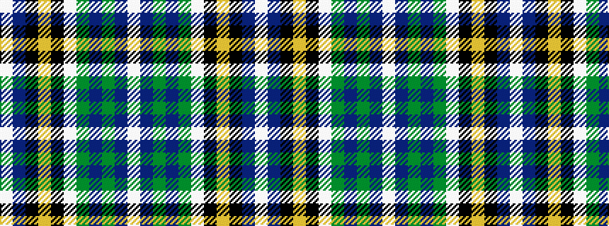idealised woven sample of pattern WBGBGWKYKBW