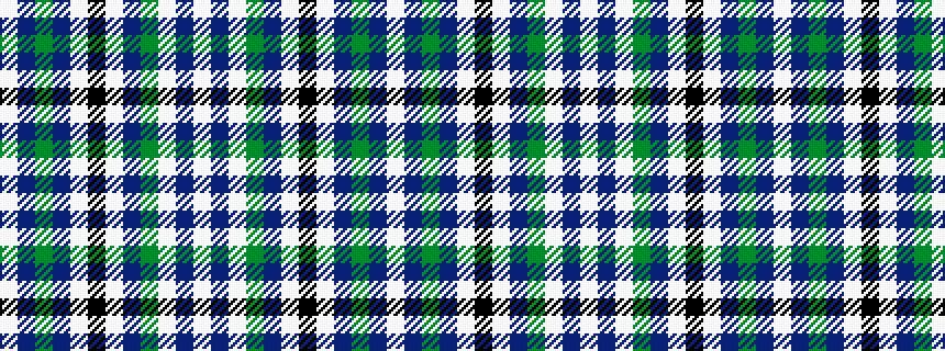 idealised woven sample of pattern WBGBWKWBGWBW