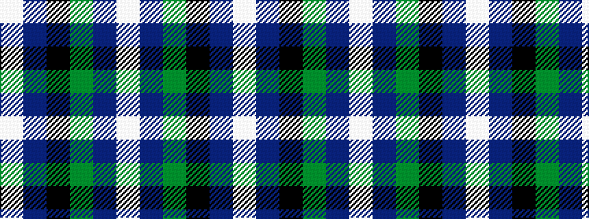 idealised woven sample of pattern WBGKBW