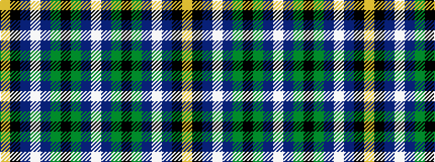 idealised woven sample of pattern WBGKGBWBKY