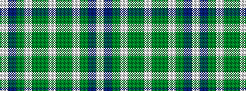 idealised woven sample of pattern WBGWGGW