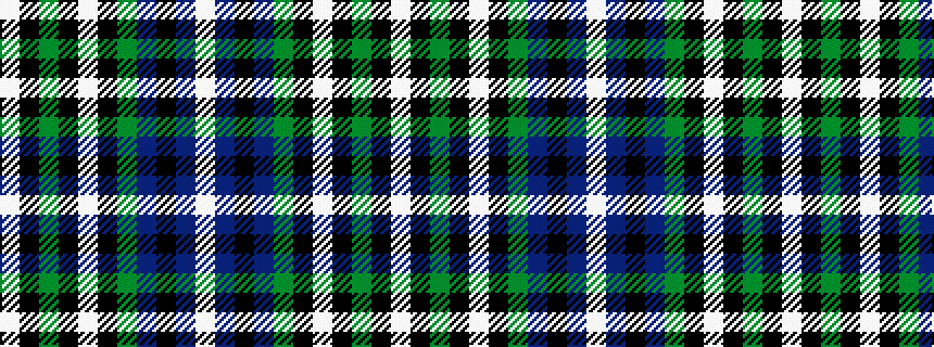 idealised woven sample of pattern WBKBGKWKGKW