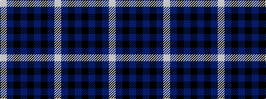 idealised woven sample of pattern WBKBKBKBW