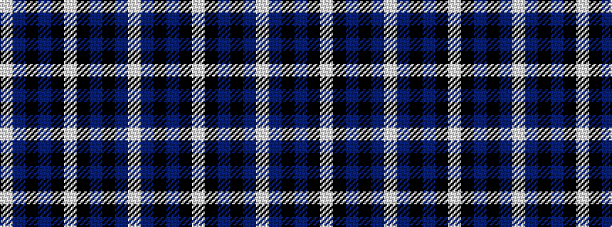 idealised woven sample of pattern WBKBKWKBKBW