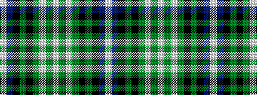 idealised woven sample of pattern WBKGKGWGW