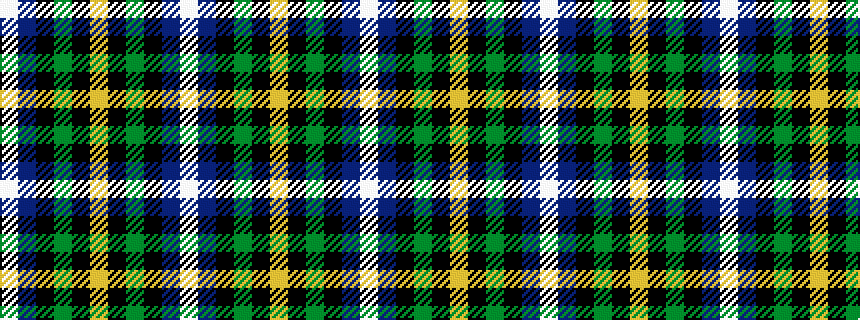 idealised woven sample of pattern WBKGKYKGKBW