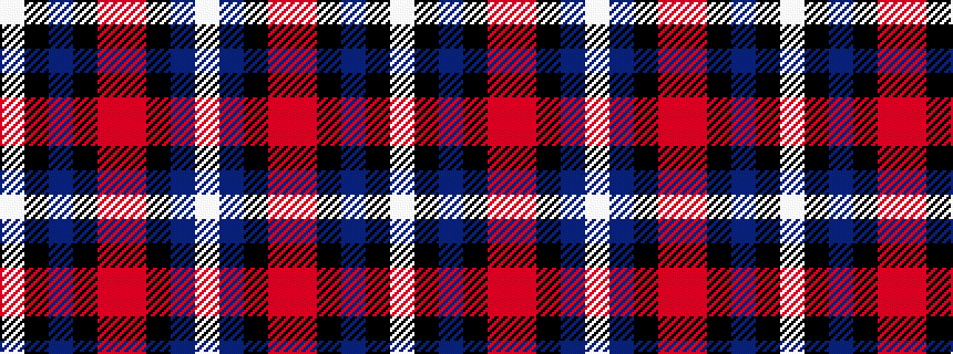 idealised woven sample of pattern WBKRRKBKW