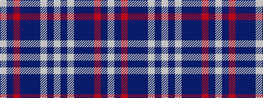 idealised woven sample of pattern WBRBBBWBW