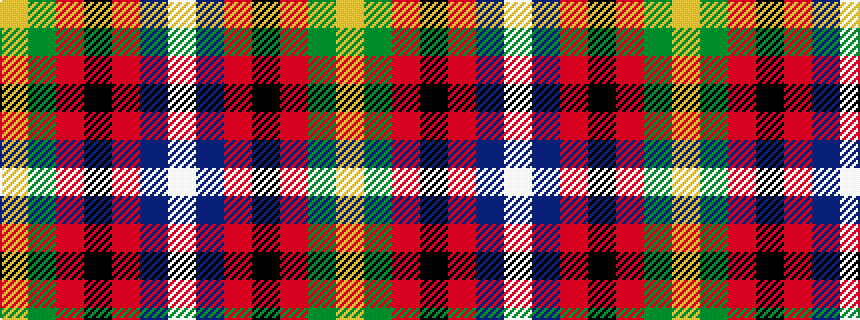 idealised woven sample of pattern WBRKRGY