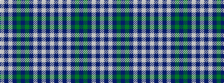 idealised woven sample of pattern WBWBGBGBWBWBW