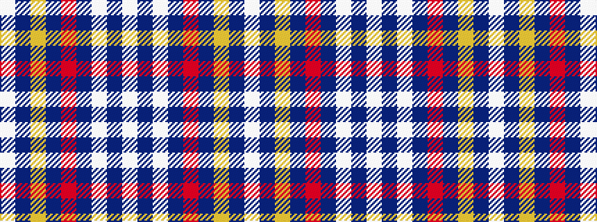 idealised woven sample of pattern WBWBRBYBW