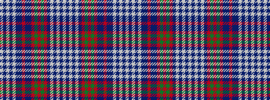 idealised woven sample of pattern WBWBWBBRBBRGRGRBWBWBW