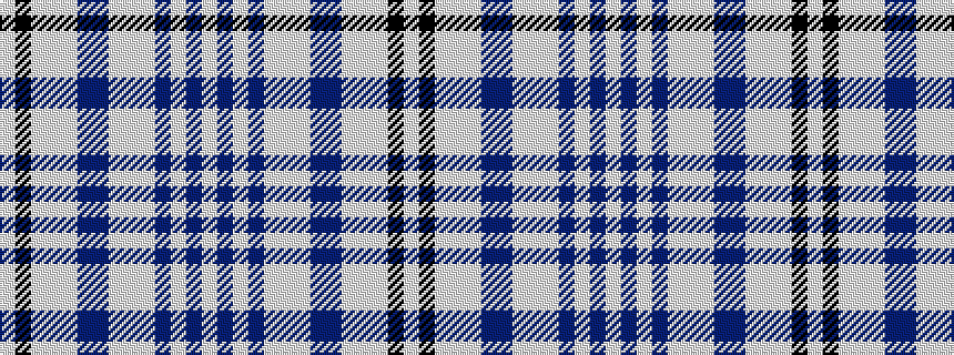 idealised woven sample of pattern WBWBWWWBBWWWKW