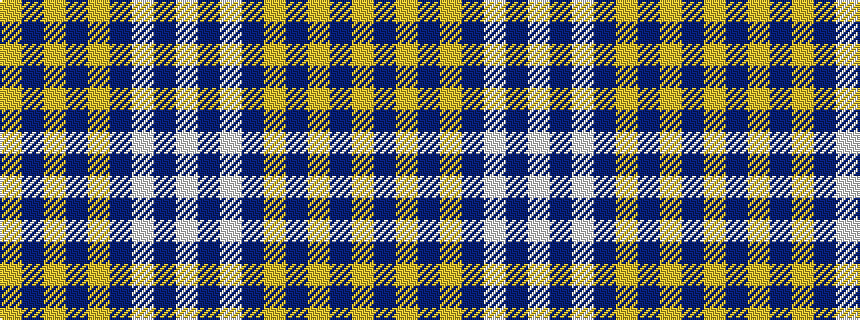 idealised woven sample of pattern WBWBYBYBY