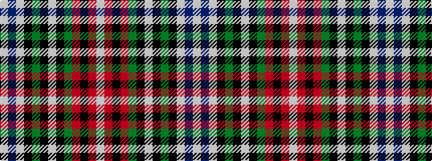 idealised woven sample of pattern WBWKGKWKGRKRW