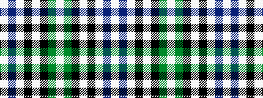 idealised woven sample of pattern WBWKWKGW