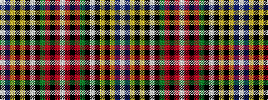 idealised woven sample of pattern WBYKYKWKGRKRW