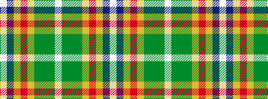 idealised woven sample of pattern WBYRYGGGW