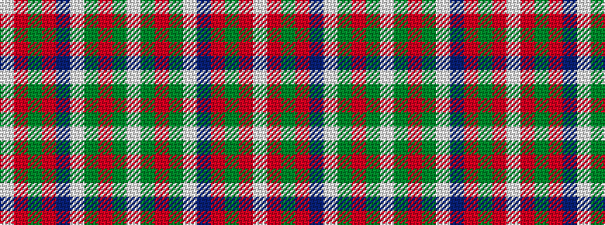 idealised woven sample of pattern WGRGWBRGRW
