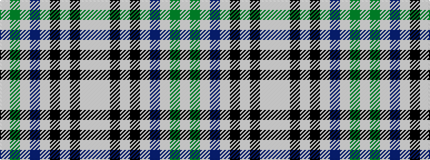 idealised woven sample of pattern WGWBWKWKWW