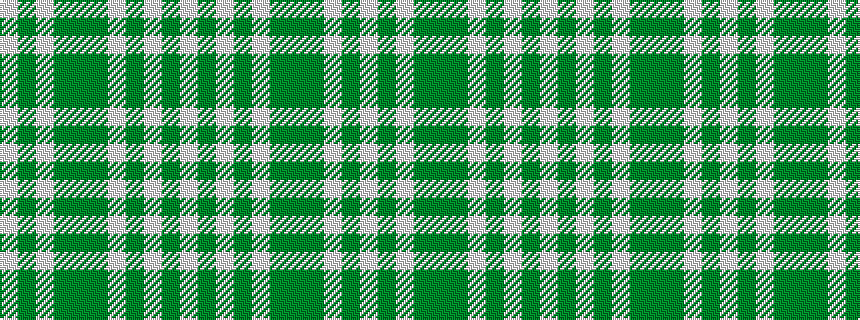 idealised woven sample of pattern WGWGGGWGWGW