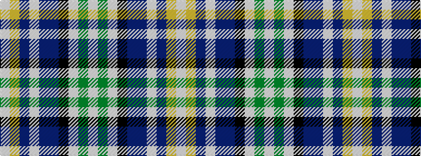 idealised woven sample of pattern WGWKBBWBYW