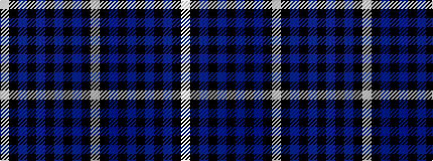 idealised woven sample of pattern WKBKBKBKBKW