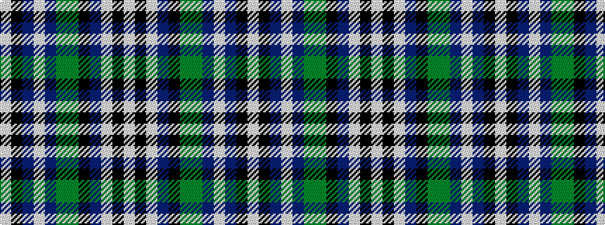 idealised woven sample of pattern WKBWBGGKBWKW