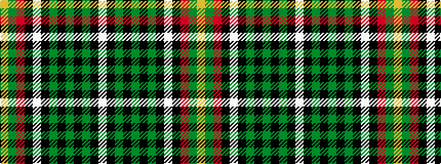 idealised woven sample of pattern WKGKGKGKWKRGY