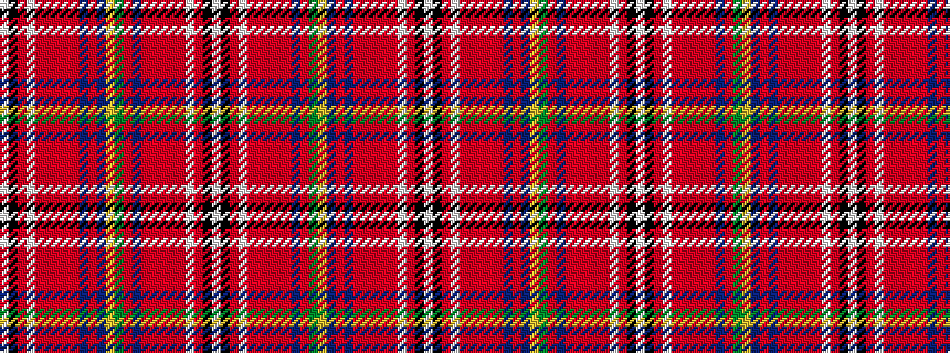 idealised woven sample of pattern WKRWRRRRRBRBYGRBRRRRRWRKW