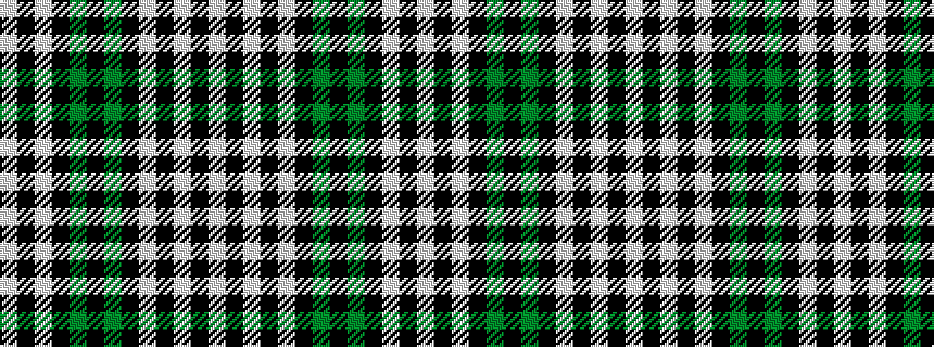 idealised woven sample of pattern WKWKGKGKWKWKW