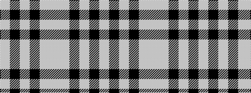 idealised woven sample of pattern WKWKWW
