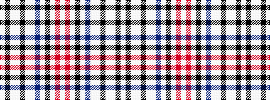 idealised woven sample of pattern WKWWKWWBWKWRW