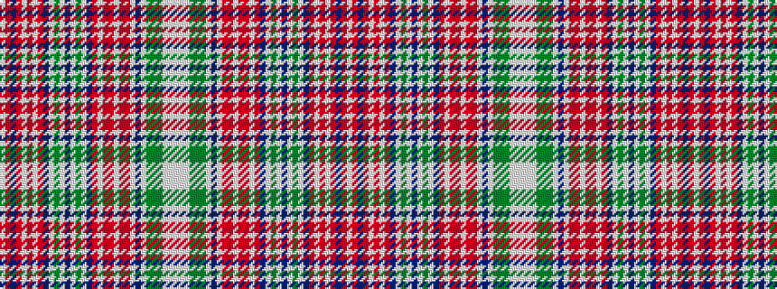 idealised woven sample of pattern WRBRWRWRBWGWBWGWBRWRRWRRWBWGGGWWW