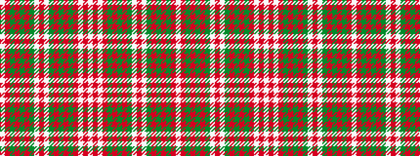idealised woven sample of pattern WRGRGRGWRWGRGRGRWRW