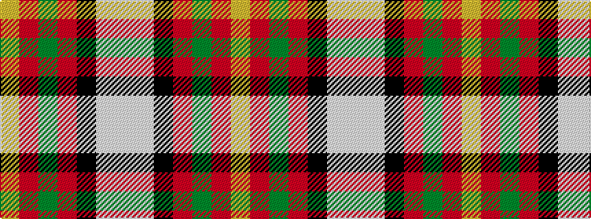 idealised woven sample of pattern WWKRGRY