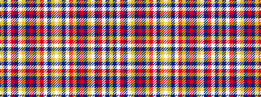 idealised woven sample of pattern WYBWRYBRBYWBRWBY
