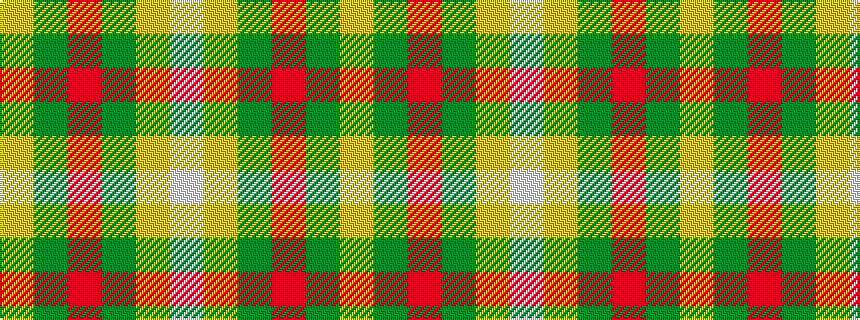 idealised woven sample of pattern WYGRGY