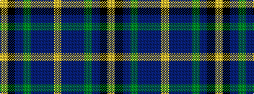 idealised woven sample of pattern YBBBGBKY