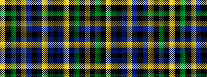 idealised woven sample of pattern YBKBYKGKY