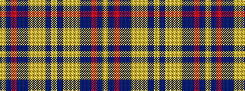 idealised woven sample of pattern YBRBBYYYBY